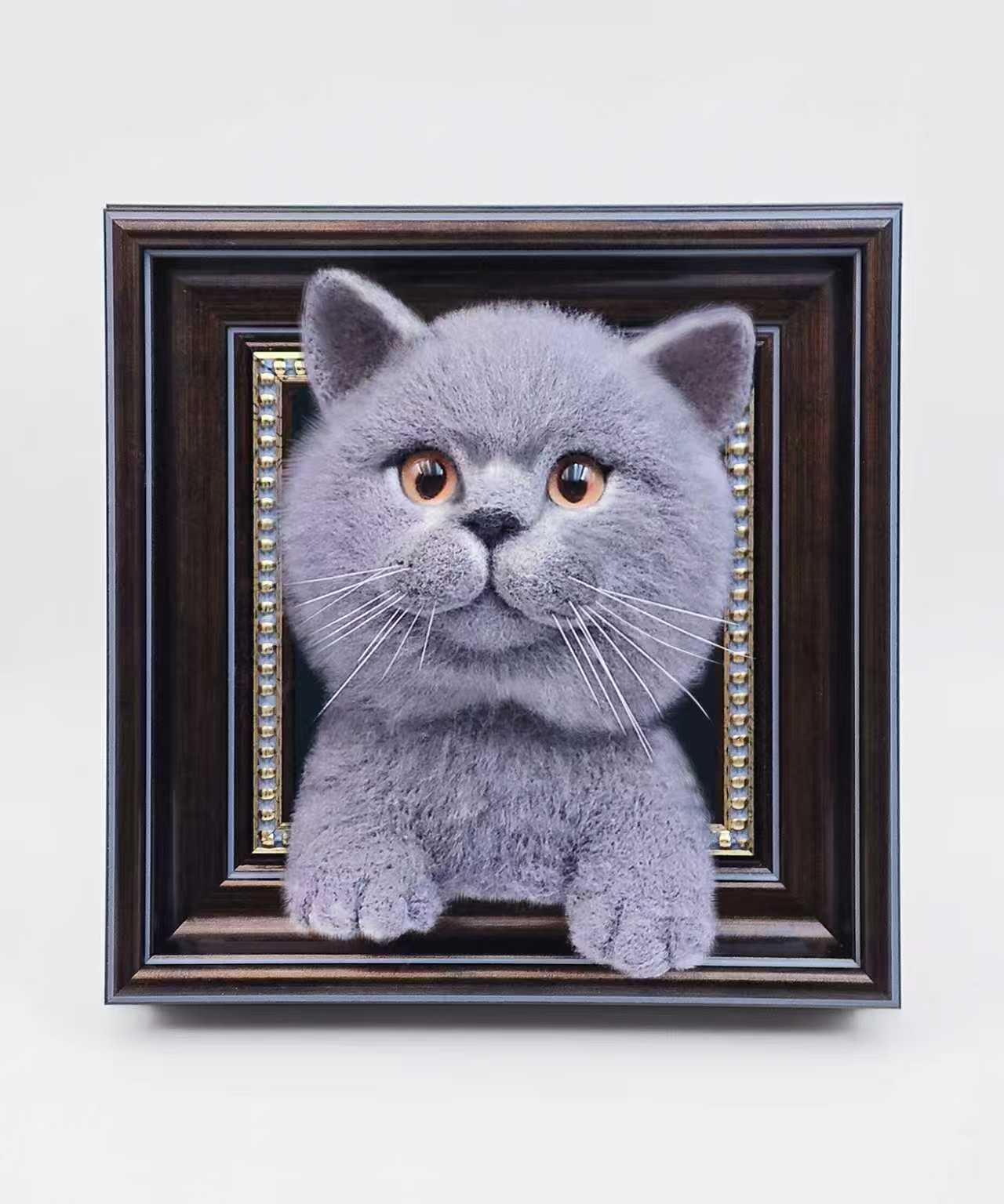 FurryMemo Handmade Wool Felt Cat