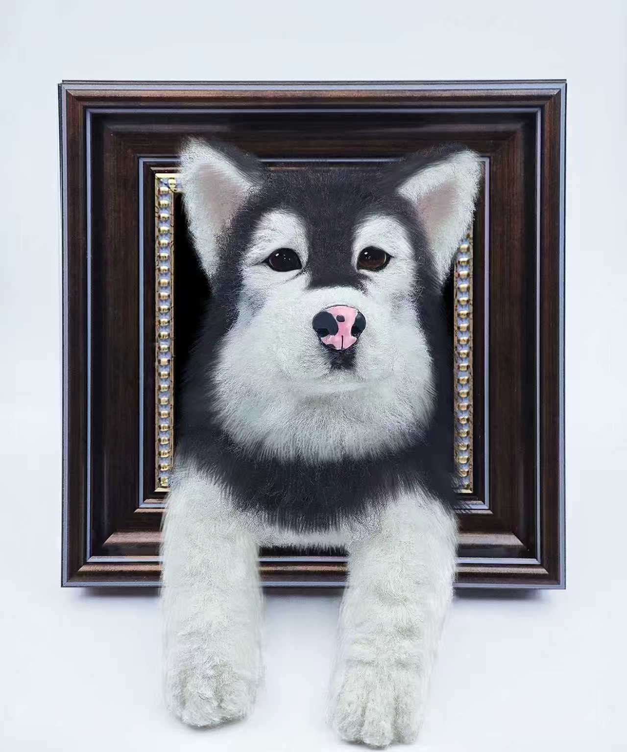 Furrymemo Handmade Wool Felt Dog